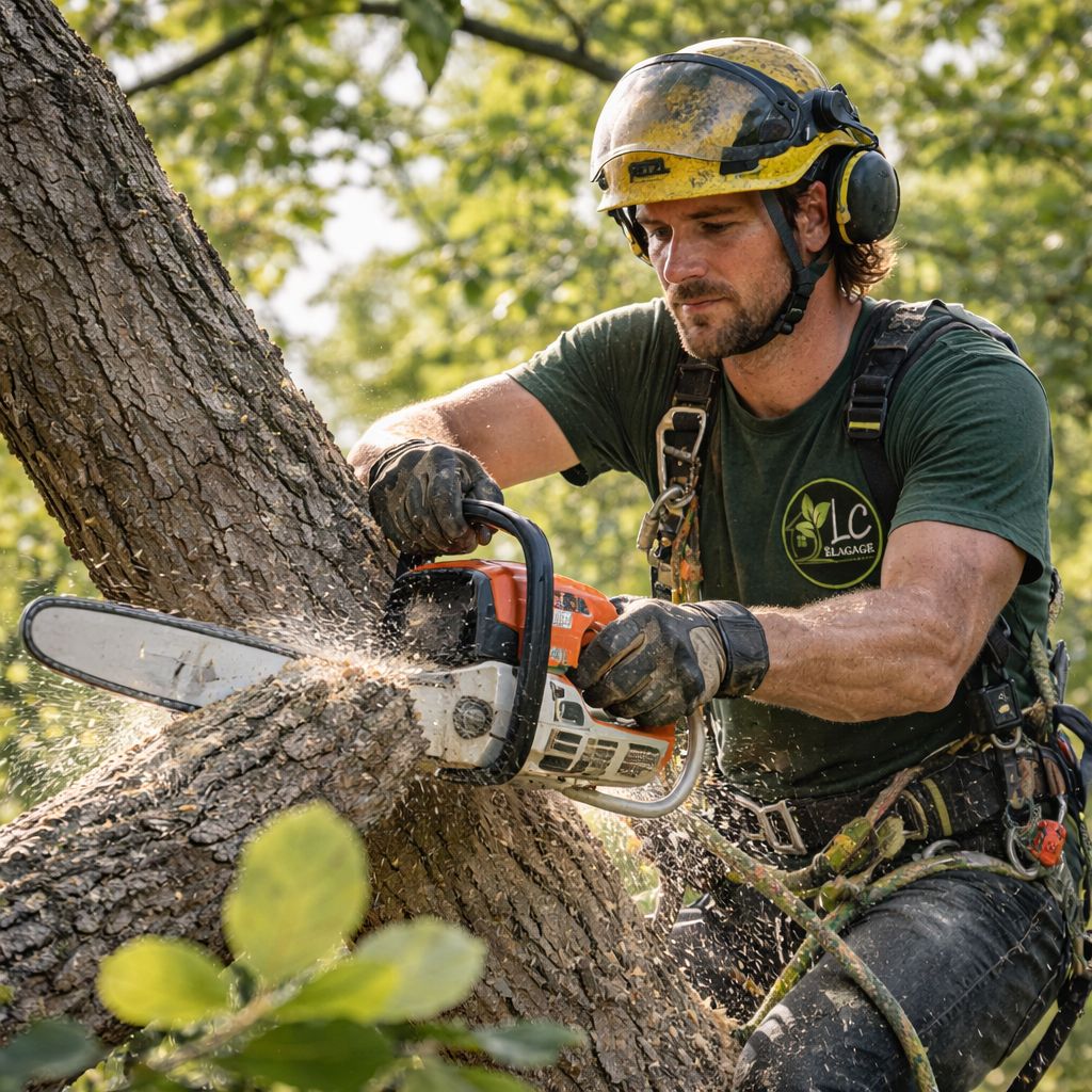 Intervention d’élagage sécurisée