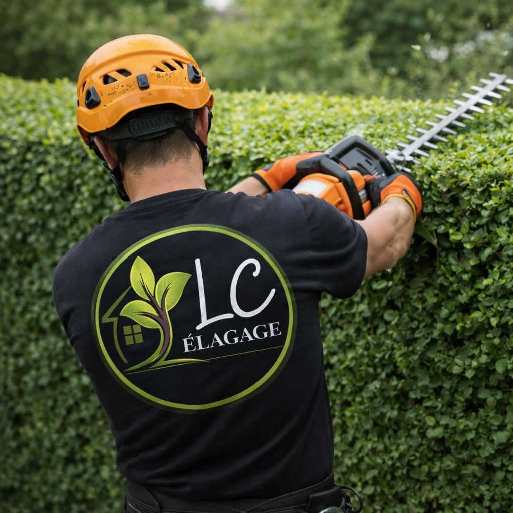 Taille de haie avec finitions nettes